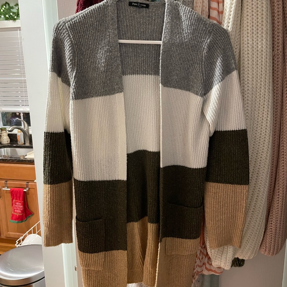 Pink Clover long cardigan, size XS